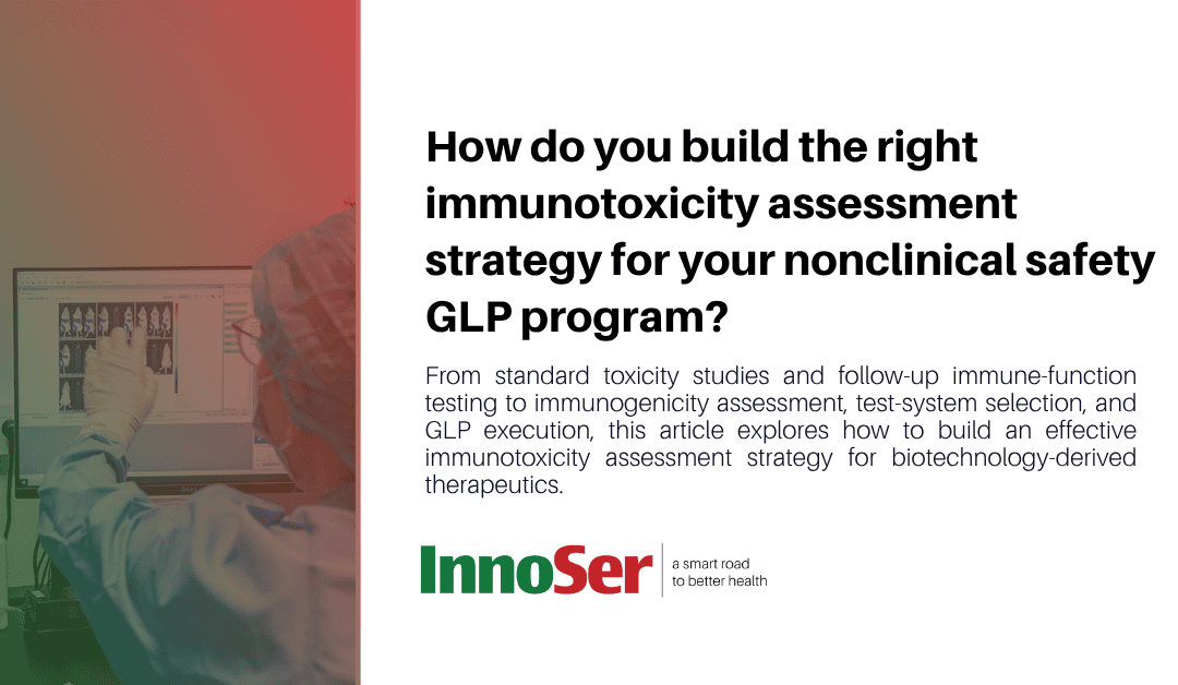 How do you build the right immunotoxicity assessment strategy for your nonclinical safety GLP program?